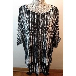 Erin London Lazer Cut Tunic With Tank Top Inside Size L